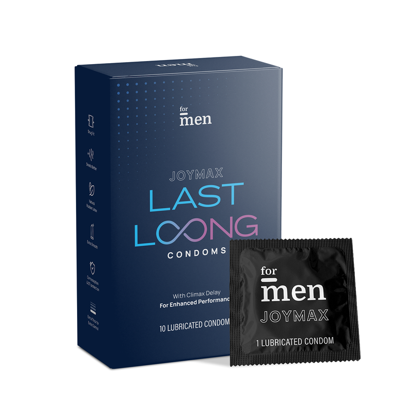 ForMen JOYMAX Last Long Delay Condoms | For Climax Delay & Comfort ForMen JOYMAX Last Long Delay Condoms | For Climax Delay & Comfort