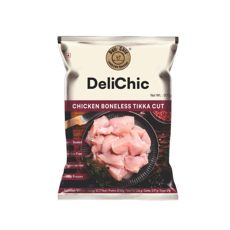 Deli Chic Chicken Boneless Cubes Freshly Frozen