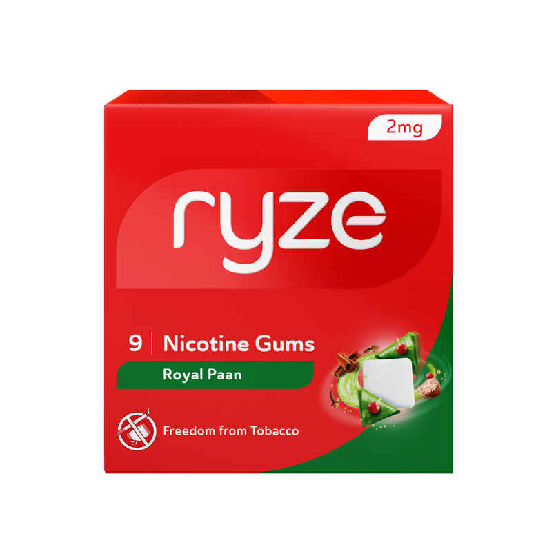 Ryze Royal Paan Nicotine Gums 2MG | 9 Gum Blister