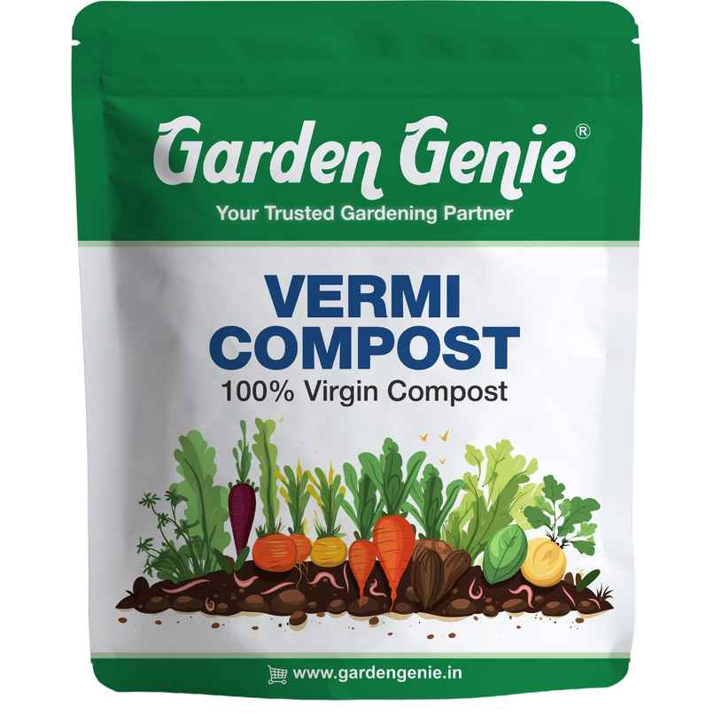 Garden Genie Vermicompost Fertilizer | Organic Vermi Compost for Garden Plant & Pot Plants Garden Genie Vermicompost Fertilizer | Organic Vermi Compost for Garden Plant & Pot Plants