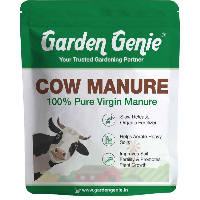 Garden Genie Organic Cow Manure Fertilizer | Plant Khad for Outdoor & Indoor Plants Garden Genie Organic Cow Manure Fertilizer | Plant Khad for Outdoor & Indoor Plants