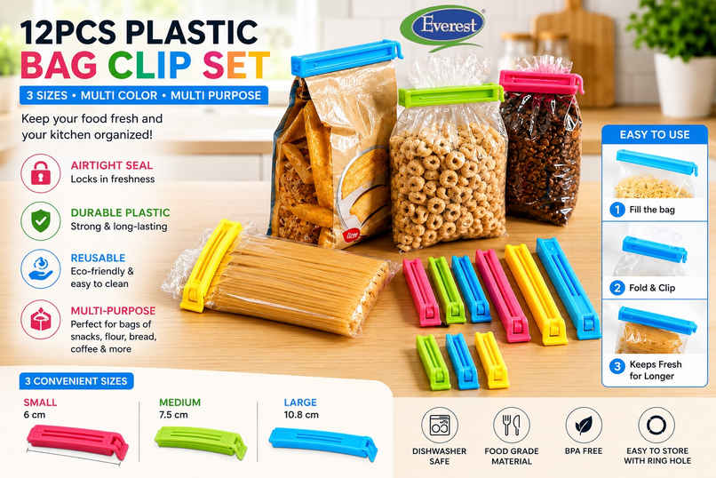 Everest Bag Clip Set Of 12 Pcs Everest Bag Clip Set Of 12 Pcs