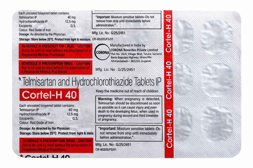 Cortel-H 40 Tablet