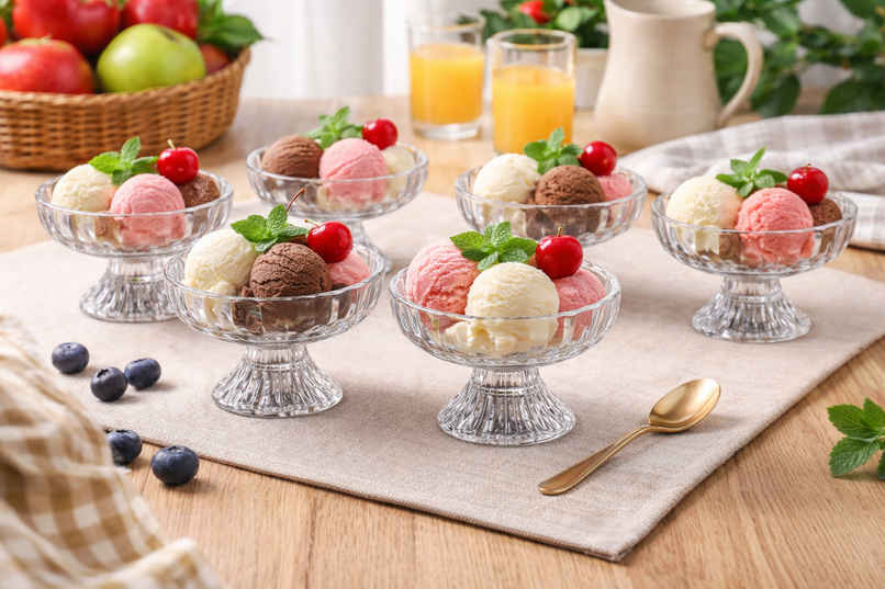 Perpetual Mart Dessert Serving Bowls for Ice Cream & Snacks Perpetual Mart Dessert Serving Bowls for Ice Cream & Snacks