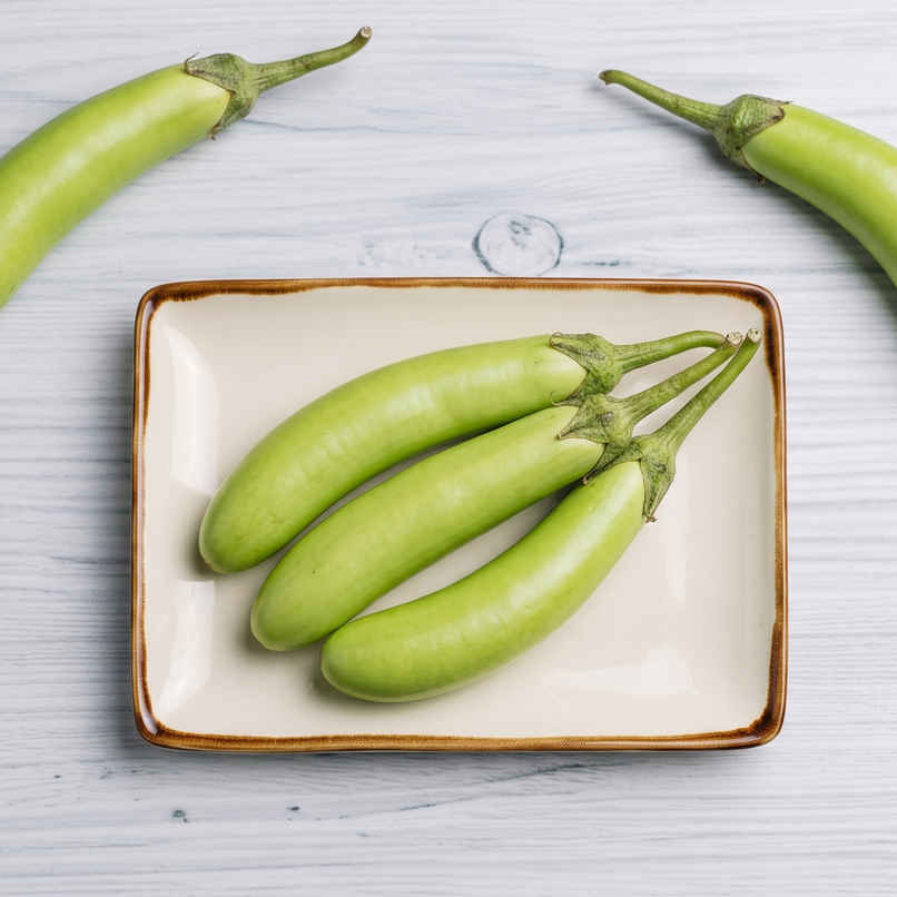 Brinjal Green Long Brinjal Green Long