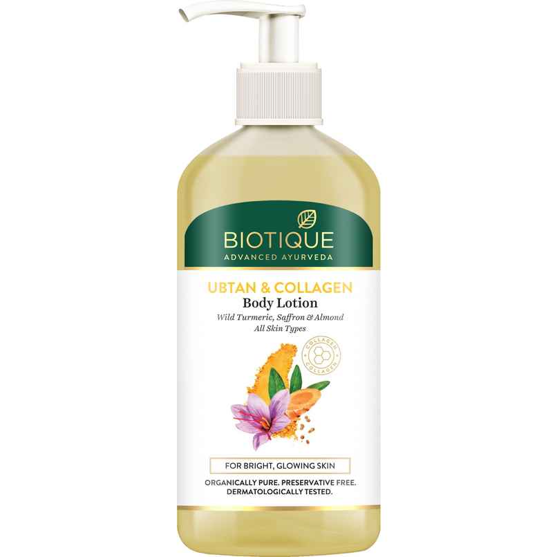 Biotique Ubtan & Collagen Body Lotion