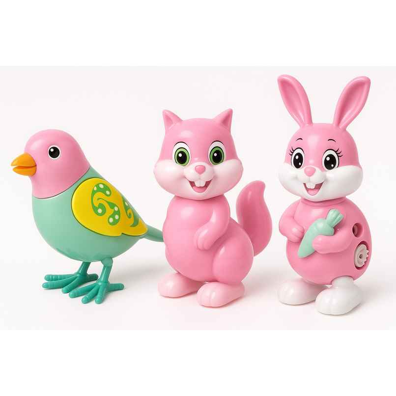 Fablue Jumping Bird Animals Toy for Kids - Colorful Funny Moving Toy Fablue Jumping Bird Animals Toy for Kids - Colorful Funny Moving Toy