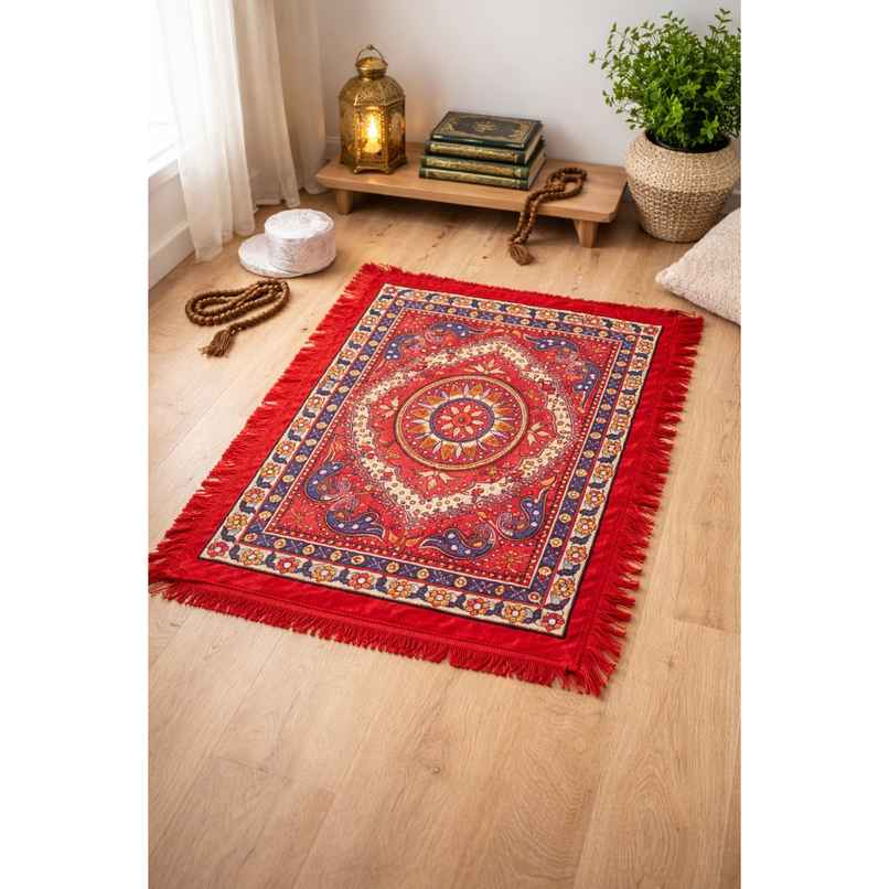 Elegant Weavers Aasan Mat | Pack of 2 | Maroon Elegant Weavers Aasan Mat | Pack of 2 | Maroon