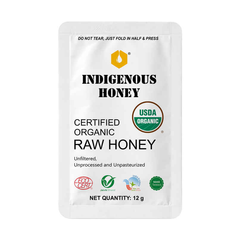 Indigenous Honey USDA Certified Organic Raw Honey | NMR Tested