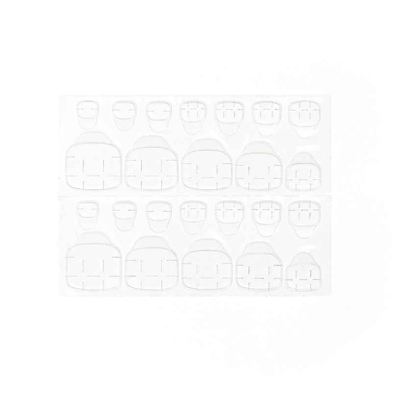 Pep Nails | Glue Tabs | Single Sheet Of 30 | Non Damaging | 1 Week Stay | Easy To Use And Remove