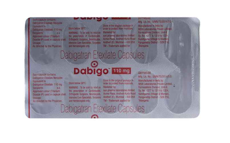 Dabigo 110mg Capsule Dabigo 110mg Capsule