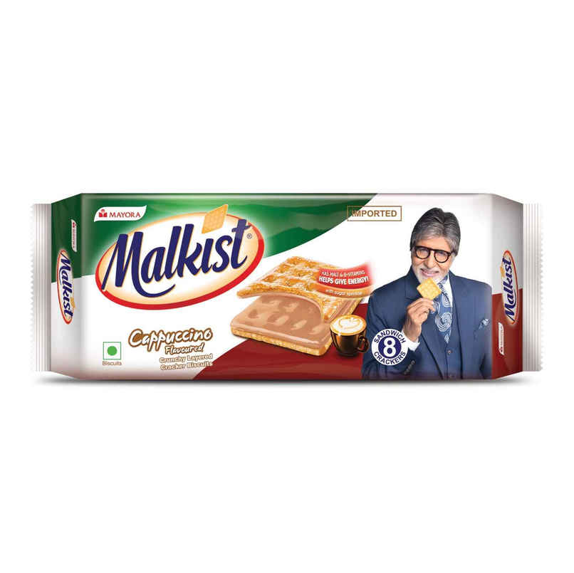 Malkist Cappuccino Flavoured Cracker Biscuits