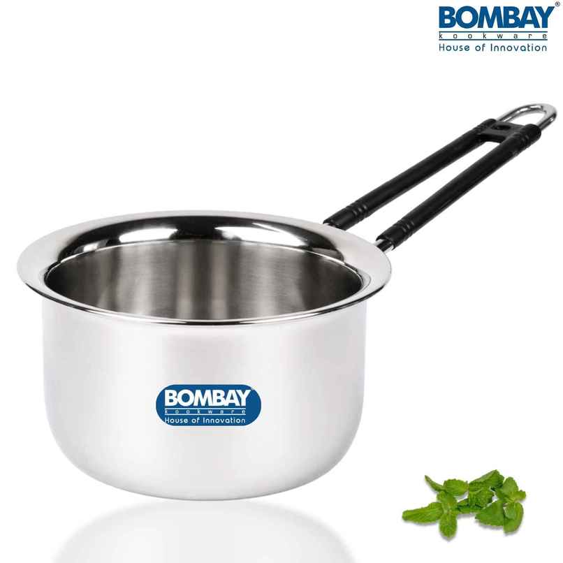 Bombay Kookware Stainless Steel Sauce Pan - 1100 ml Bombay Kookware Stainless Steel Sauce Pan - 1100 ml