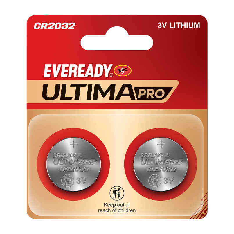 Eveready Ultima CR2032 3V Lithium Coin Battery
