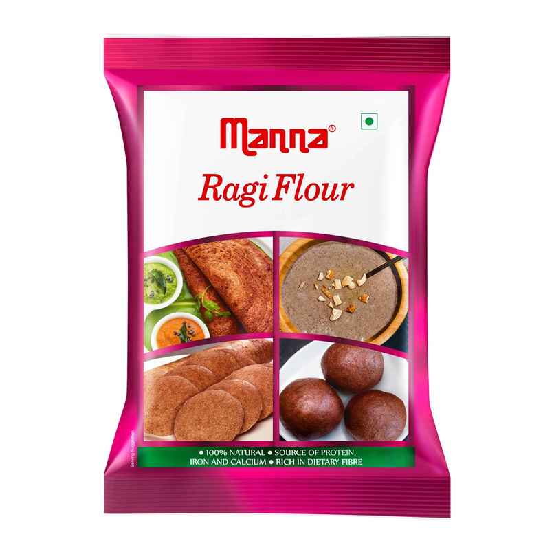 Manna Ragi Flour - Finger Millet Flour Nachni | Kezhvaragu | Mandua Manna Ragi Flour - Finger Millet Flour Nachni | Kezhvaragu | Mandua
