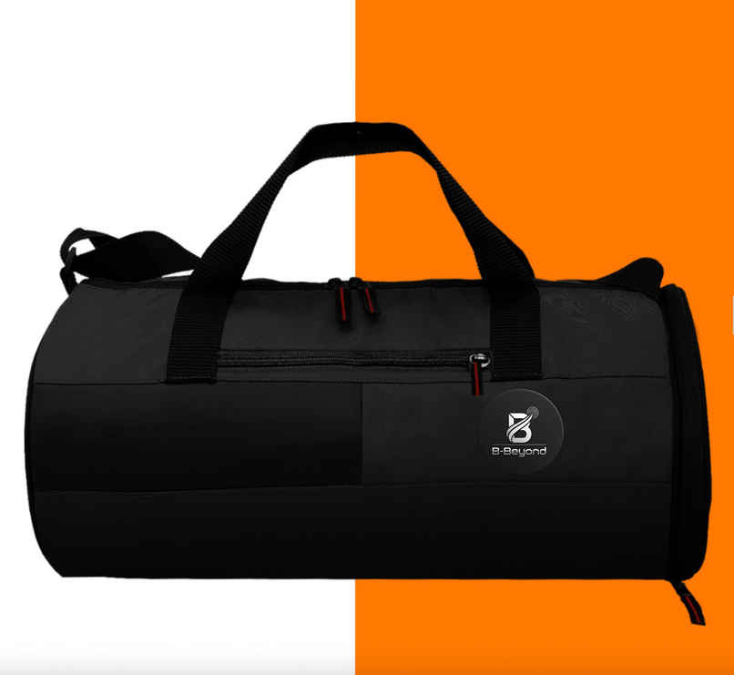 B BEYOND Unisex Duffel Bag Logo Printed