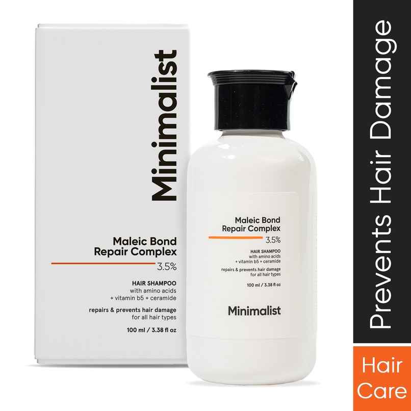 Minimalist 3.5% Maleic Bond Repair Shampoo For Damaged, Dry & Frizzy Hair