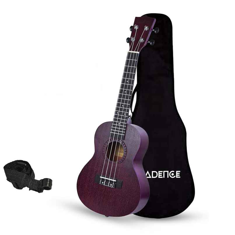 Kadence Concert Ukulele 23" Spring Summer Collection | Fluorocarbon Strings | Matte | Strap & Bag
