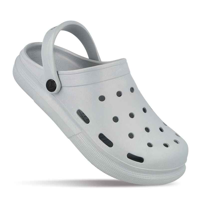 Walkaroo Men's Clogs - WC4843 Light Grey UK9