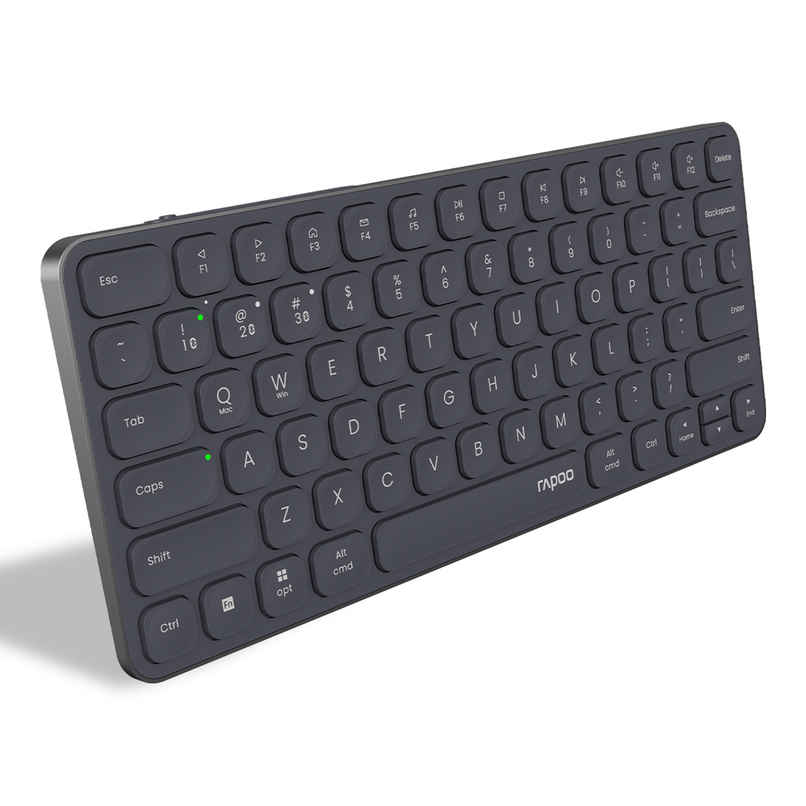 Rapoo E9050L Bluetooth Wireless Multi-Device Keyboard | Connect with 4 Devices | Grey
