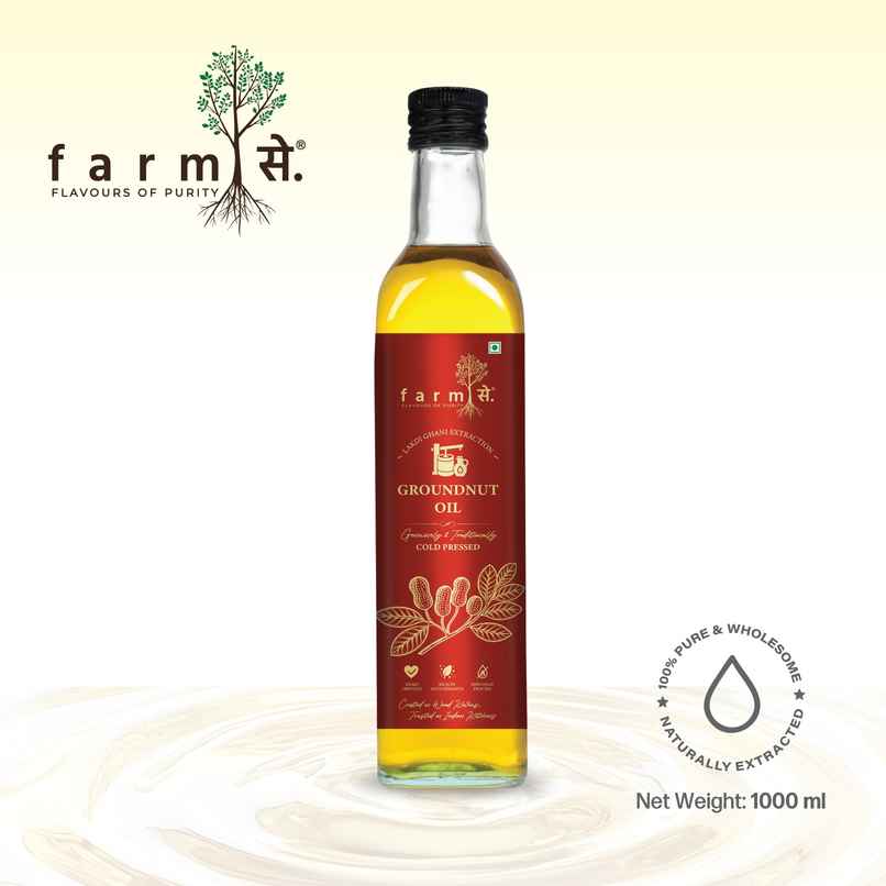 Farmse First Extraction Cold Pressed Groundnut Oil
