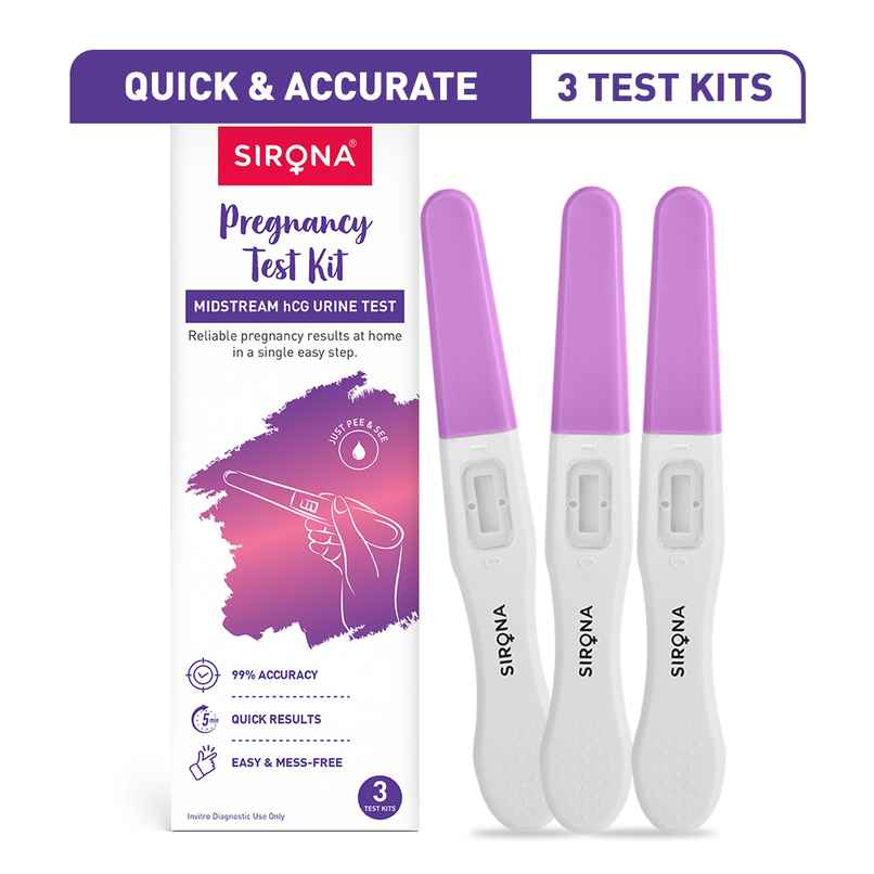 Sirona Midstream Hcg Urine Pregnancy Test Kit