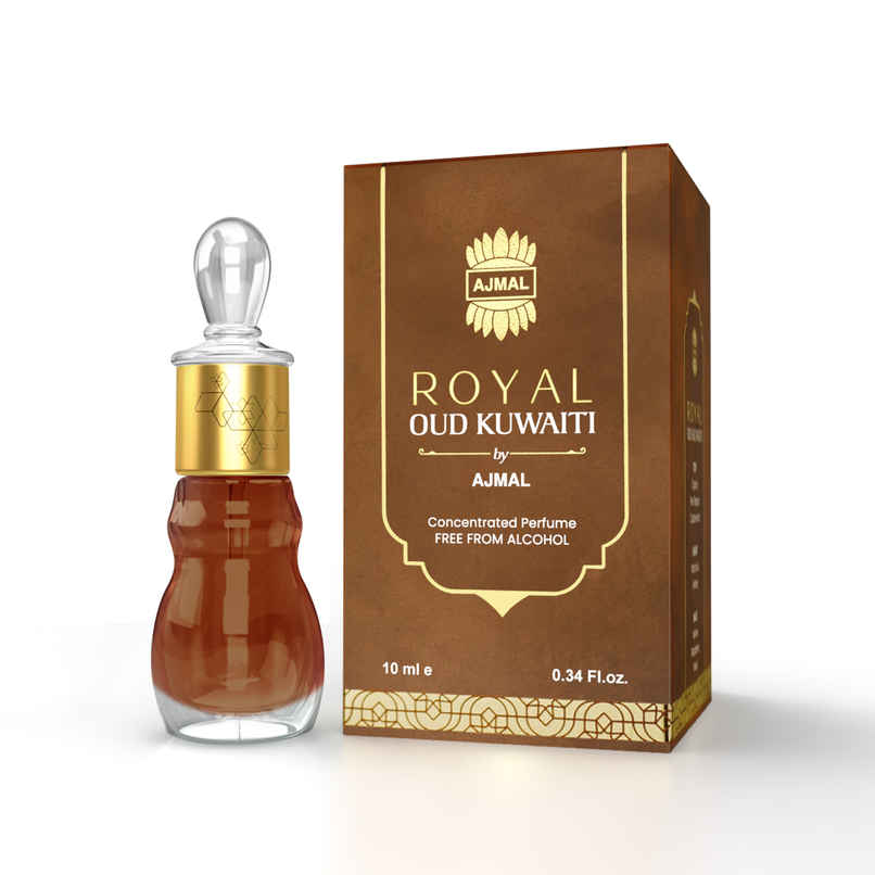 Ajmal Royal Oud Kuwaiti Attar Perfume Oil | Rich Concentrated Long Lasting Aroma