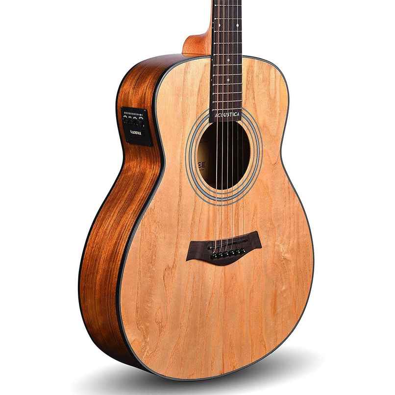 Kadence Guitar A06-36 Acoustica Series | Ash Wood Electric Acoustic Guitar| 36 Inch