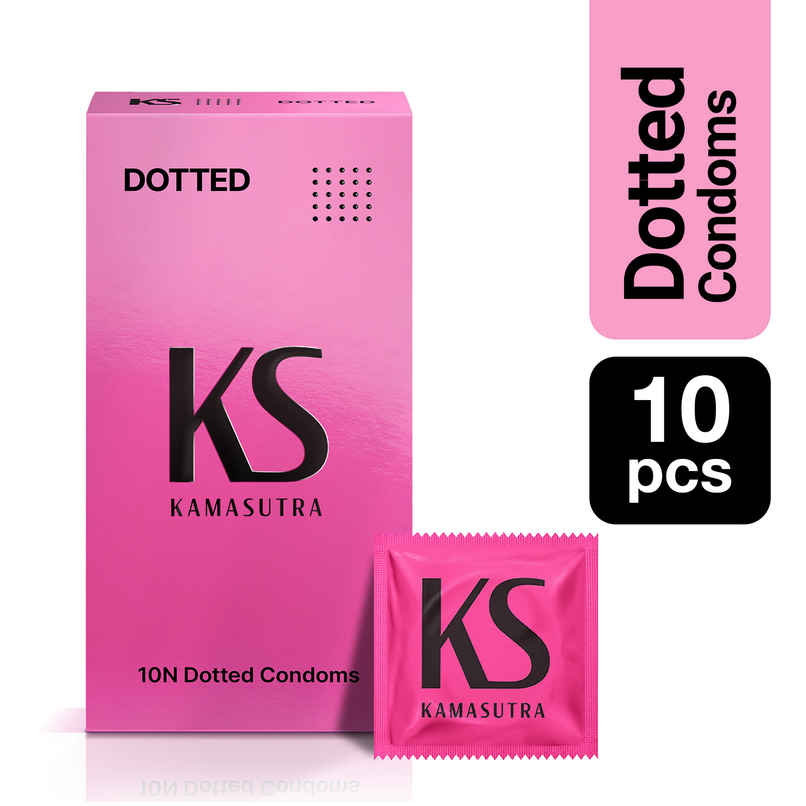 KamaSutra Dotted Condoms For Men | Safe & Comfortable