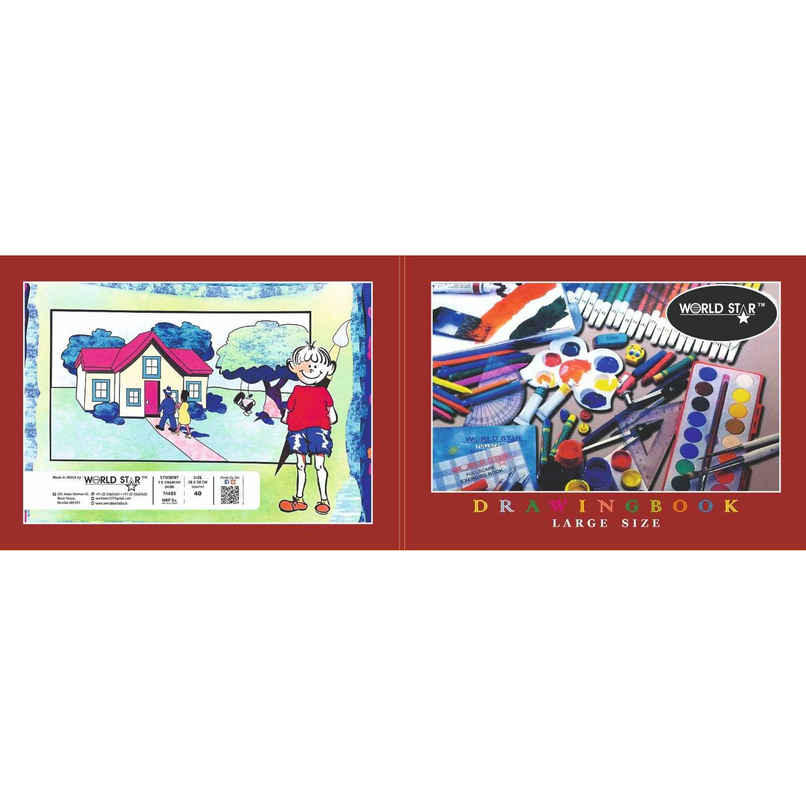 ABK Drawing Book Unruled 36 Pages 37 x 27 cm ABK Drawing Book Unruled 36 Pages 37 x 27 cm