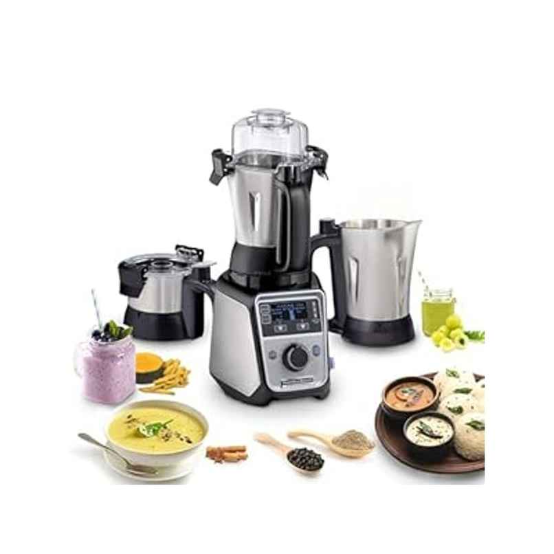 Hamilton Beach Professional Juicer Mixer Grinder 58770 - IN | 1400W | 3 Jars - Black