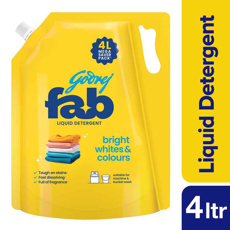 Godrej Fab Liquid Detergent Refill Pouch for Machine