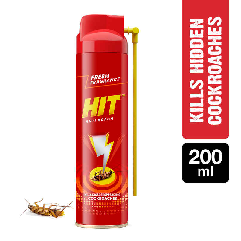 Hit Crawling Cockroach Killer Spray with Deep-Reach Nozzle Hit Crawling Cockroach Killer Spray with Deep-Reach Nozzle