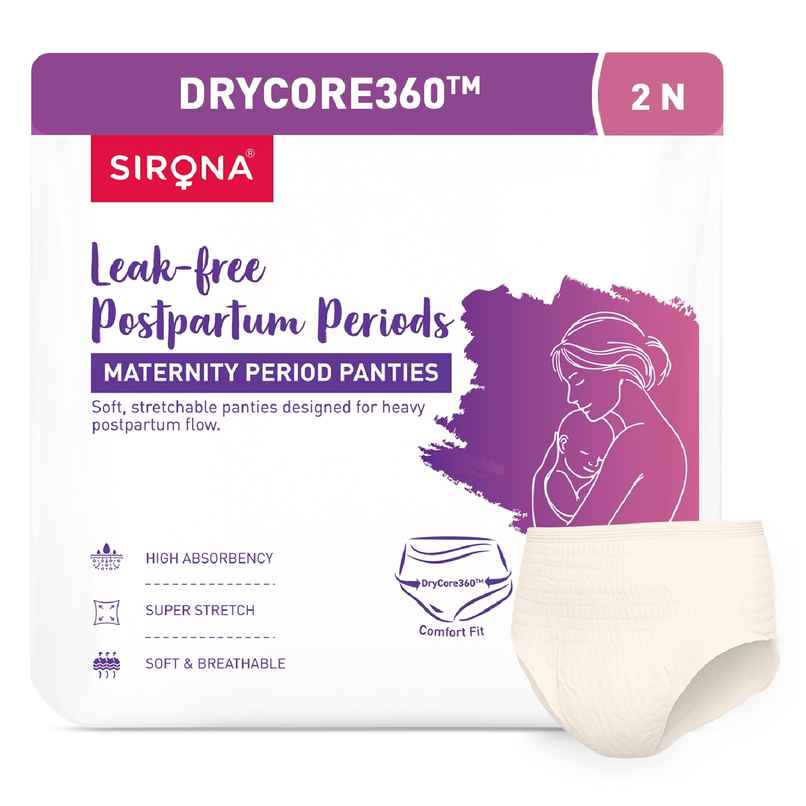 Sirona Maternity Period Panties for Women | L-XL