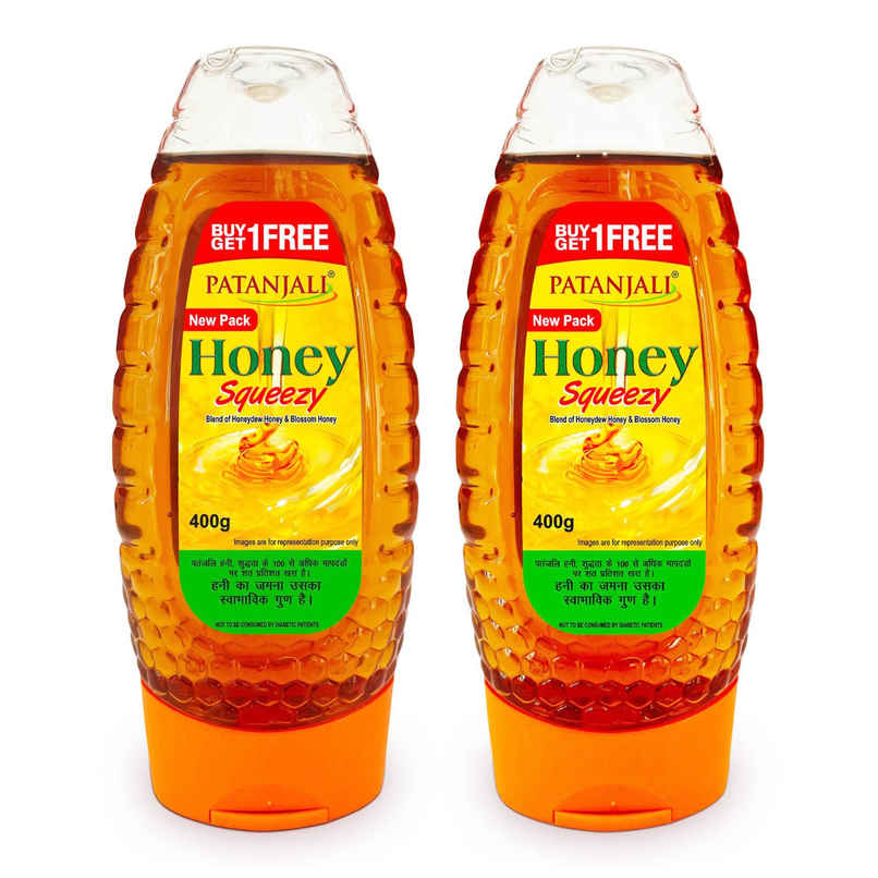 Patanjali Natural Honey Squeeze Pack- No Added Sugar Patanjali Natural Honey Squeeze Pack- No Added Sugar