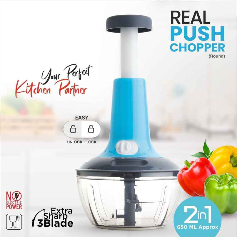 Ambition Push Chopper 650 ml - Assorted Ambition Push Chopper 650 ml - Assorted