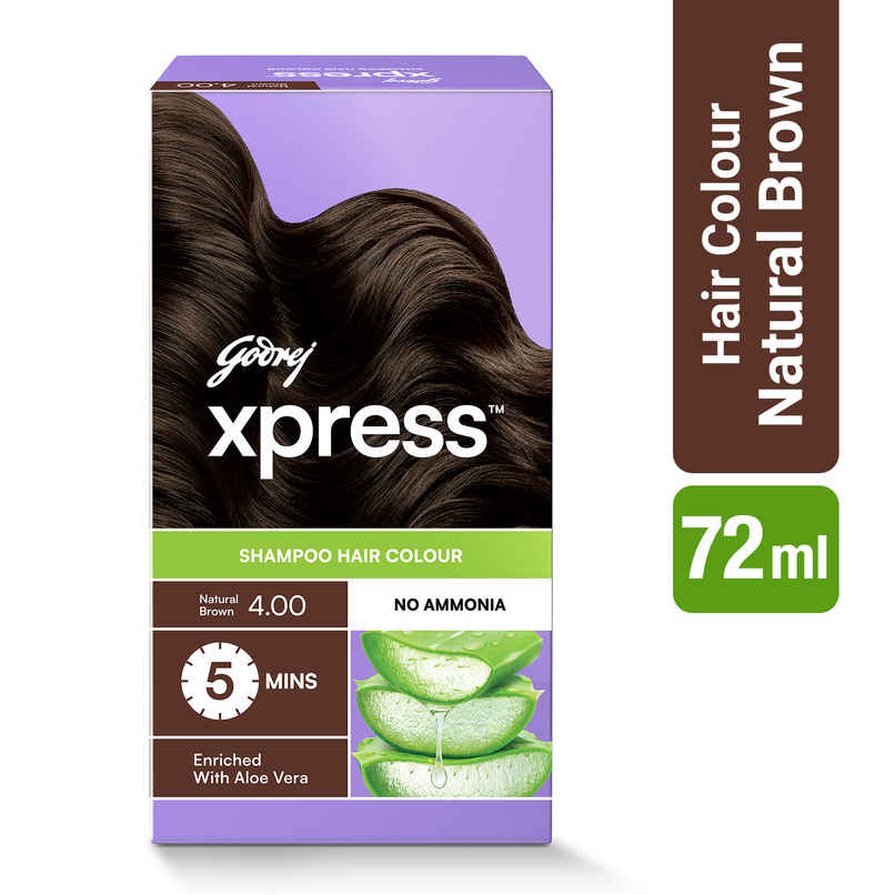 Godrej Selfie Hair Colour Natural Brown 4 | For Men & Women Godrej Selfie Hair Colour Natural Brown 4 | For Men & Women