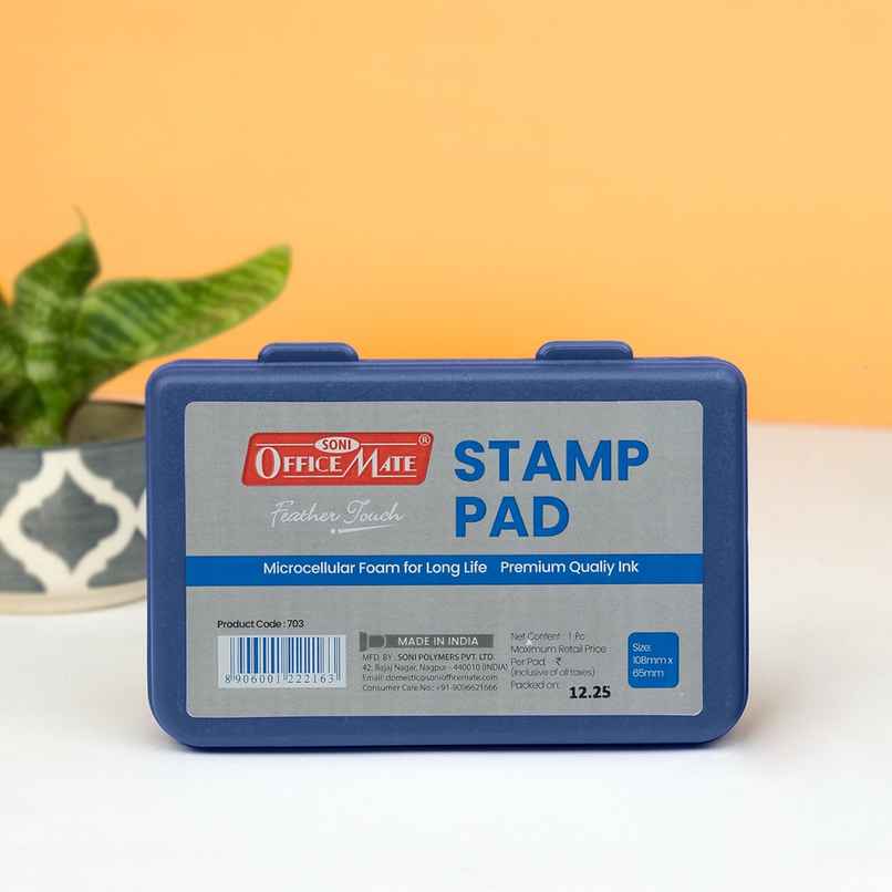 Soni OfficeMate Stamp Pad Violet Medium Soni OfficeMate Stamp Pad Violet Medium