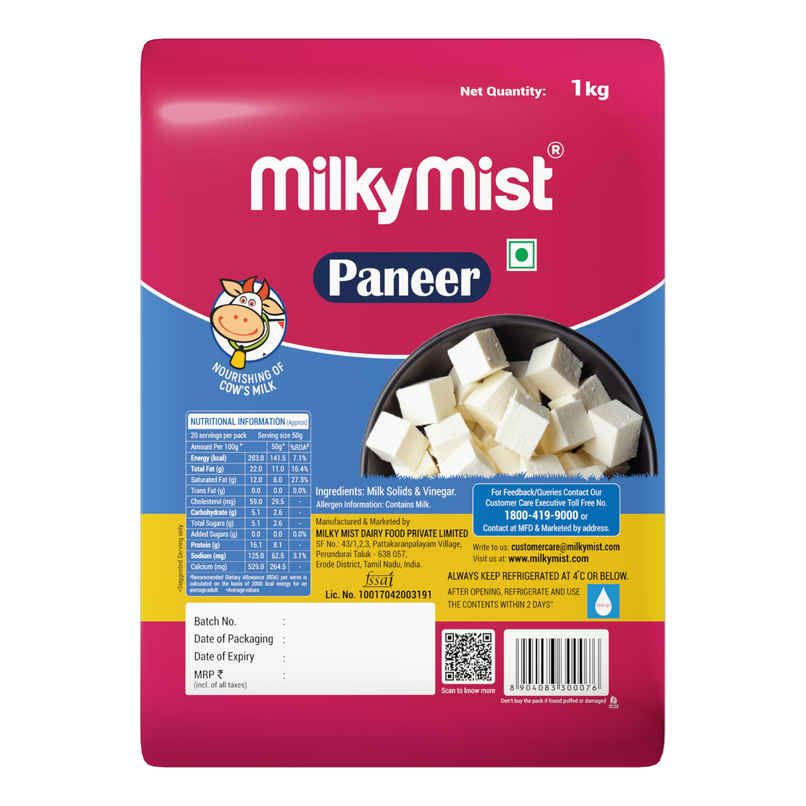 Milky Mist Paneer