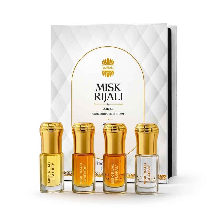 Ajmal Unisex Misk Rijali Attar Gift Set