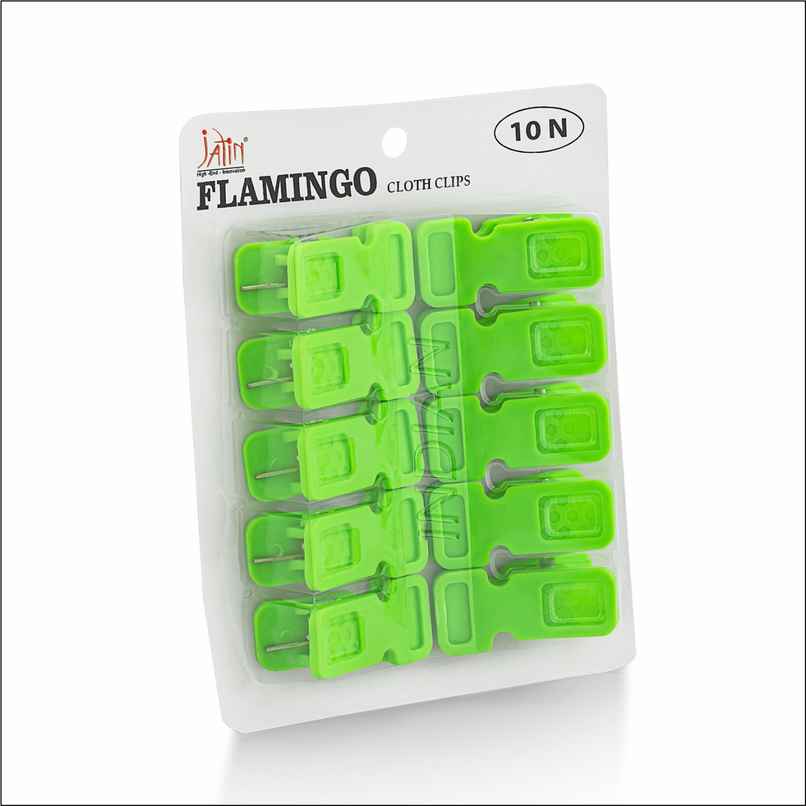 Jatin Flamingo Plastic Cloth Pegs | Assorted