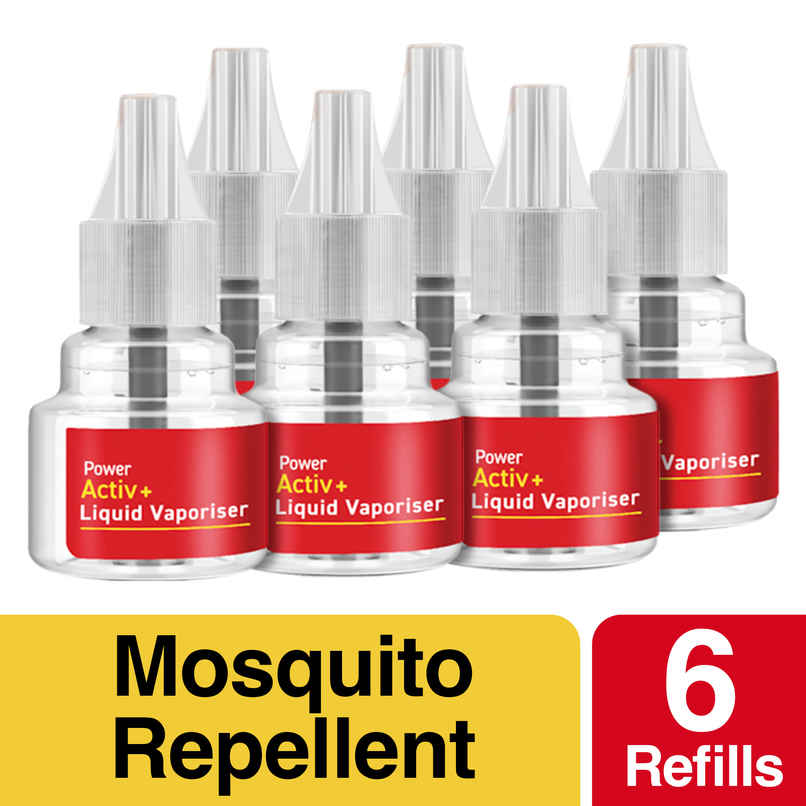 Good Knight Activ+ | 6 Refills | Liquid Vaporiser Mosquito Repellent