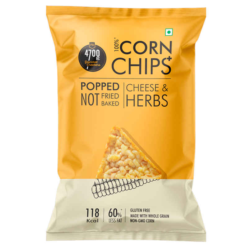4700BC Cheese And Herbs Corn Chips | Pouch