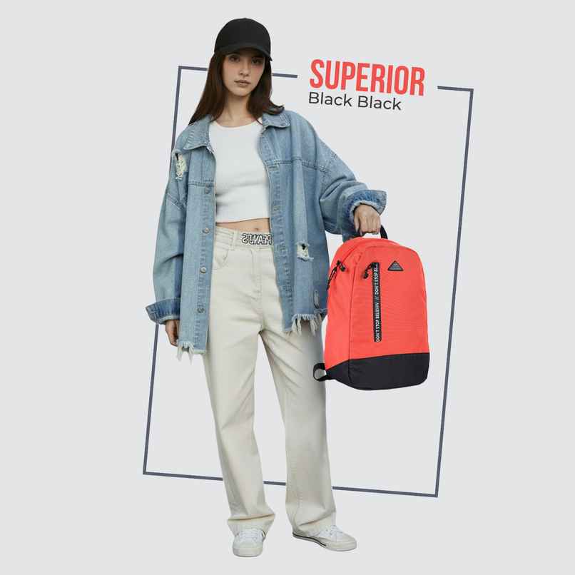 Gear Unisex Solid Polyester 16 L Backpack | Assorted - M