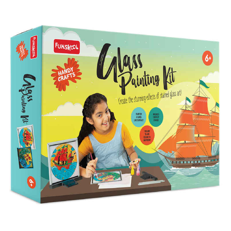 Funskool Glass Painting Arts and Crafts DIY Kit