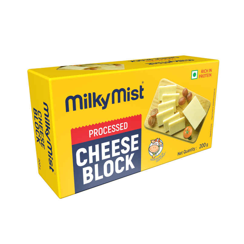 Milky Mist Processed Cheese- Block