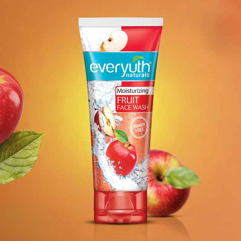 Everyuth Naturals Moisturizing Fruit Face Wash With Apple Extracts Everyuth Naturals Moisturizing Fruit Face Wash With Apple Extracts