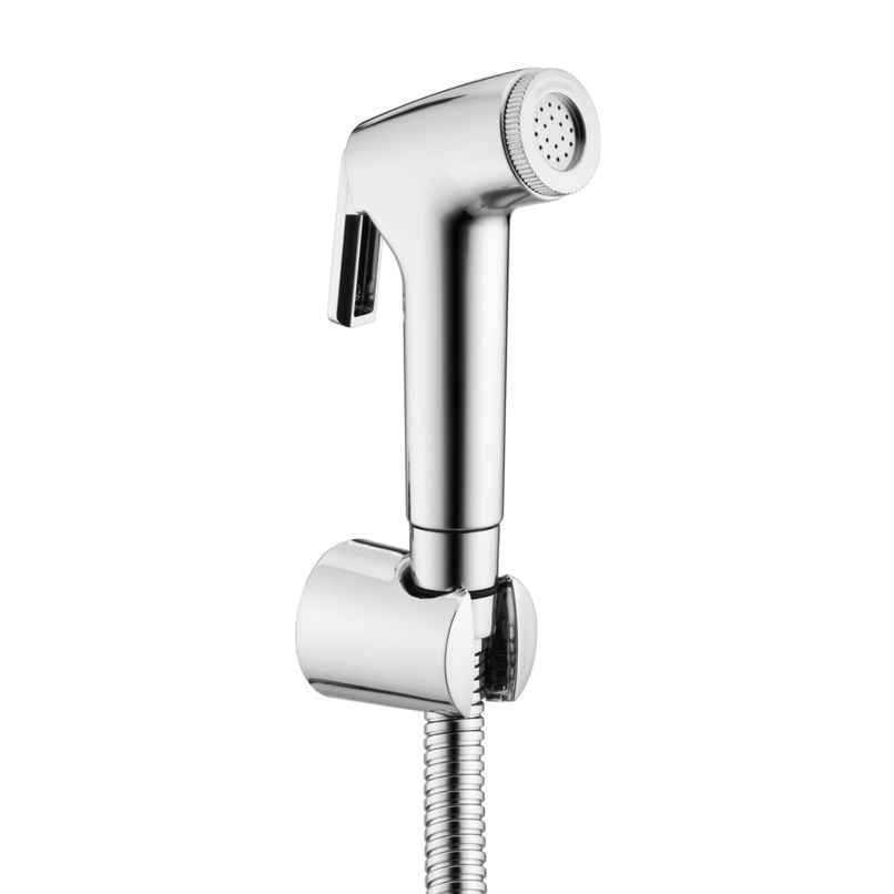 Agmeco ABS Health Faucet Conti with 1 mtr. SS-CP Tube and ABS Chrome Plated Wall Mounting Bracket