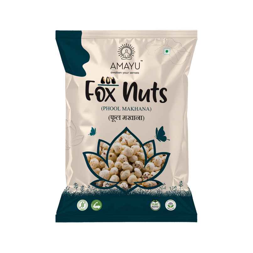 AMAYU Raw Foxnuts Phool Makhana
