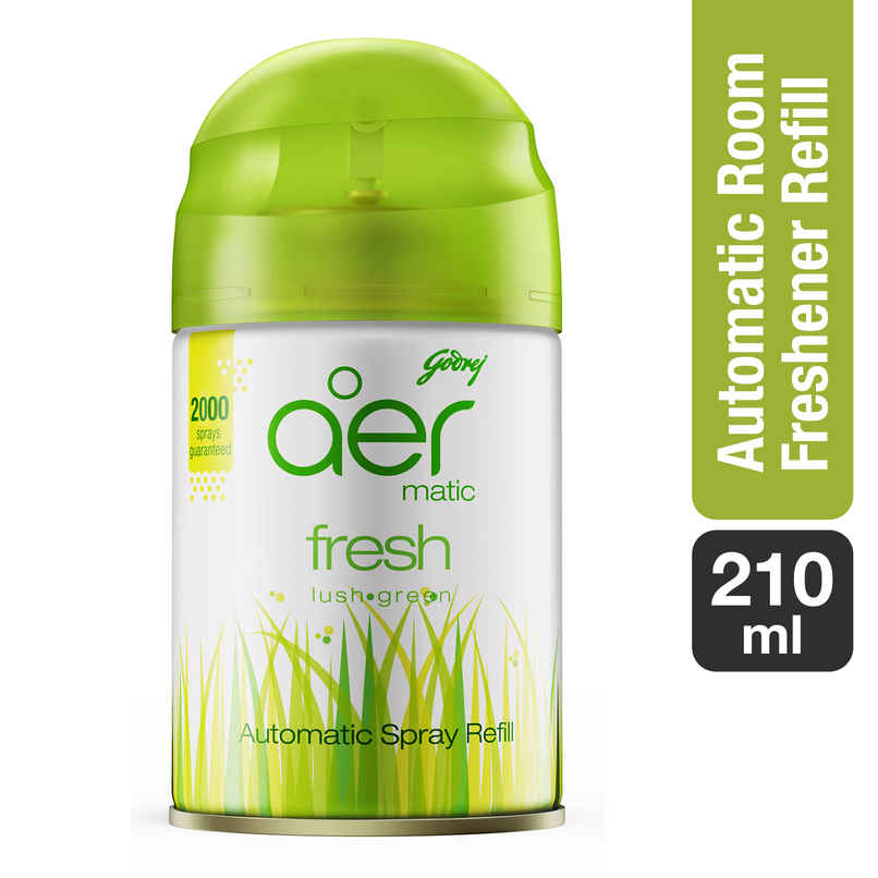 Godrej Aer Matic Fresh Lush Green Automatic Room Fresheners Refill Godrej Aer Matic Fresh Lush Green Automatic Room Fresheners Refill